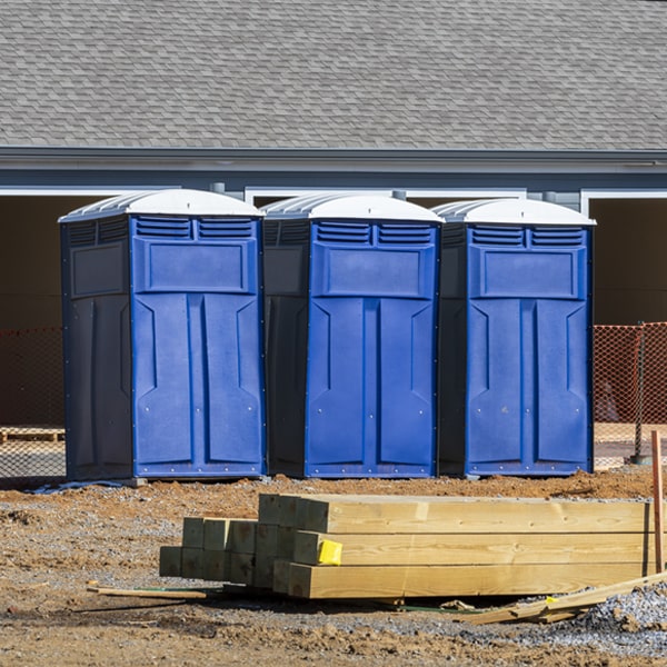 are there any restrictions on what items can be disposed of in the porta potties in Howell